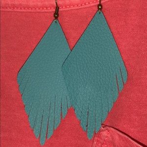Faux Leather earrings